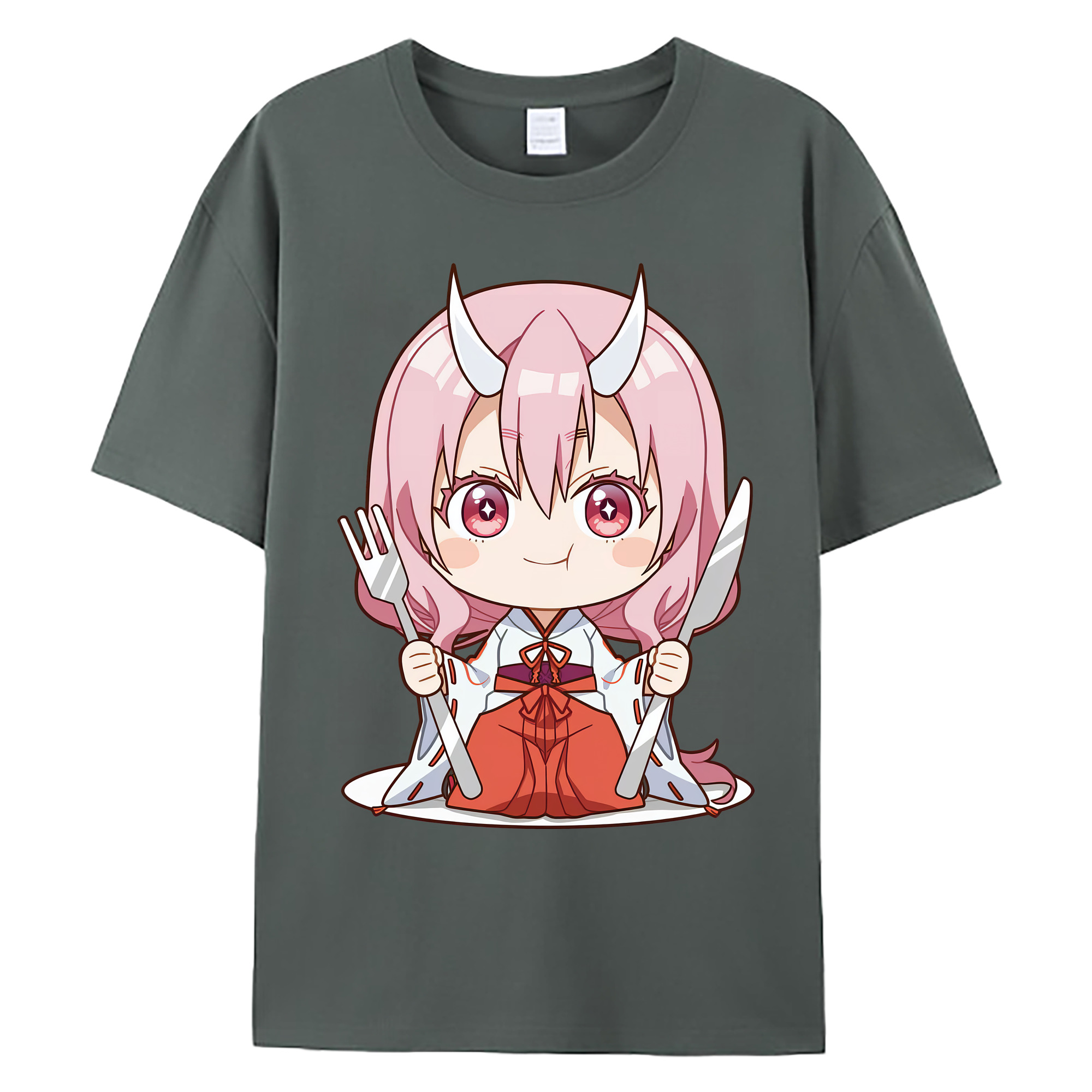 （画像用） 転スラ Regarding Reincarnated to Slime 綿100％ メンズ半袖Tシャツ｜肌触りやわらか＆通気性